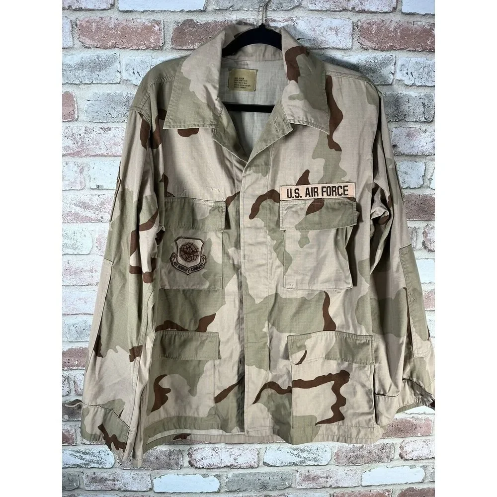 U.S. Air Force‎ 3-Color Desert Camouflage Pattern Combat Coat Size Large
